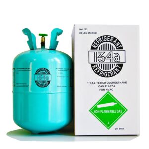 R134a refrigerant gas cylinder for automotive and refrigeration systems supplied in Kenya.