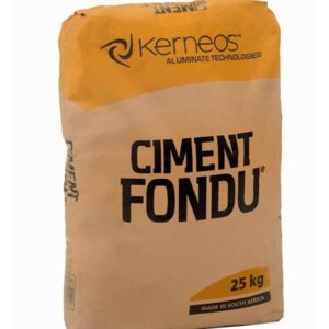 “High-strength calcium aluminate Fondu Cement for refractory and industrial applications supplied by Pamon Ventures Limited.”