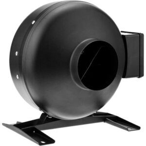 Metallic Inline Duct Fan (100mm) supplied by Pamon Ventures Ltd for efficient residential and commercial ventilation.