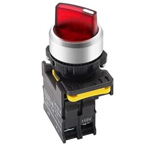 2 WAY SHORT HANDLE ROTARY SWITCH RED ILLUMINATED supplied by PAMON VENTURES LTD in Kenya