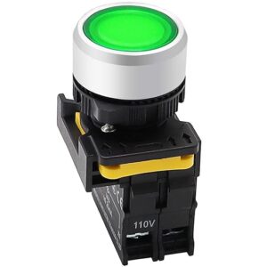 GREEN PUSH BUTTON WITH INDICATOR LIGHT supplied by PAMON VENTURES LTD in Kenya