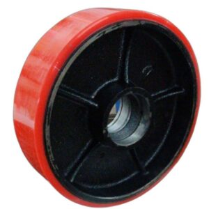 180×50 red PU pallet wheel with 700 kg load capacity supplied by PAMON Ventures Ltd Nairobi