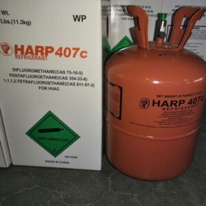 Freon R407c gas cylinder supplied by Pamon Ventures Ltd for AC and refrigeration systems.