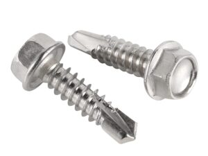 Self drilling screws nut head