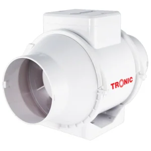 PVC Inline Duct Fans(200mm) supplied by Pamon Ventures Ltd for commercial and residential ventilation systems.