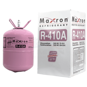 Freon R410a refrigerant cylinder supplied by Pamon Ventures Ltd for residential and commercial AC and heat pump systems.