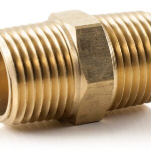 1″ brass hex nipple