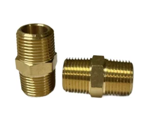 1/4″ Brass Hex Nipples