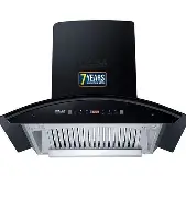 Stainless steel kitchen chimney installed above stove for smoke and grease extraction in kenya uganda and tanzania