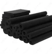 1/4 inch rubber pipe insulation for HVAC copper tubing