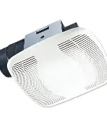 Bathroom fan used for ventilation and moisture removal in washrooms.