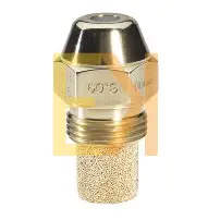 60 degree 1.0 GPH burner nozzle used for fuel atomization.