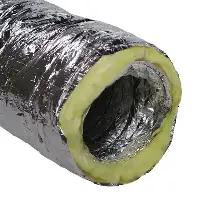 8 inch insulated flexible duct used in HVAC ventilation and air distribution systemsused in HVAC ventilation and air distribution systems
