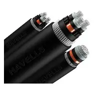 HT cable used for safe high voltage electrical power transmission.